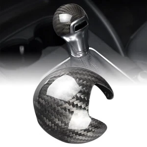 Carbon Fiber Gear Shift Knob Head Cover Trim for Audi A3 S3 2014-2018 2015 16 17 - Picture 1 of 6