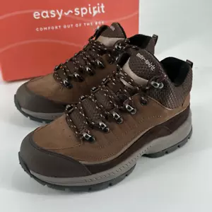 NIB Easy Spirit Romytrm Womens Lace Up Active Walking Sneakers Dark Brown Size 8 - Picture 1 of 9