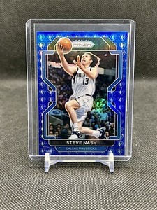 2021-22 Panini Prizm Steve Nash #264 Blue NBA 75th Anniversary Diamond Prizm SP