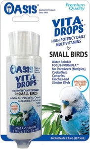 OASIS #80257 Vita Drops for Small Birds 2- ounce liquid multivitamin - Picture 1 of 4