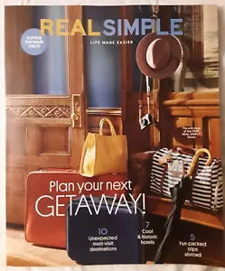 Real Simple Oct 24 FREE SHIPPING vacation plans NEW deorating, apples, mammogram - Picture 1 of 13