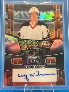 2025 Leaf Metal Legends ULF NILSSON Dream Season Auto Autograph /6 - Bild 1 von 2