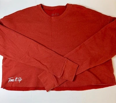 Sudadera corta para mujer Tone It Up de gran tamaño talla pequeña Foto 1 de 4