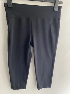 Sweaty Betty Black The Contour Capri/cropped leggings size Small - Picture 1 of 9