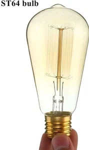 6x Vintage Filament Bulb Dimmable E27 Industrial Decorative Light - Picture 1 of 6