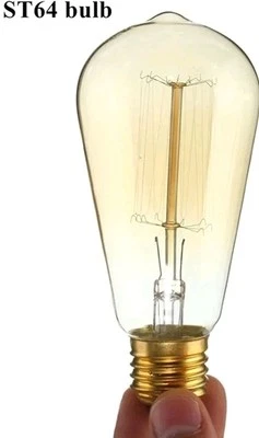 6x Vintage Filament Bulb Dimmable E27 Industrial Decorative Light - Image 1 of 4