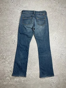 Diesel Bootcut Flared Jeans Blue Low Rise Denim Distressed Look Size 28 - Picture 1 of 14