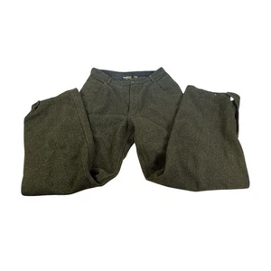 Vintage Gander Mountain Guide Series Men's Green Heavy Wool Pants Size 32x32 - Picture 1 of 9