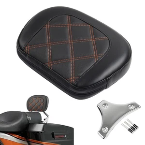 Beifahrer Sissy Bar Rückenlehne Pad Kit für Harley Road King FLHR Road Glide - Picture 1 of 13
