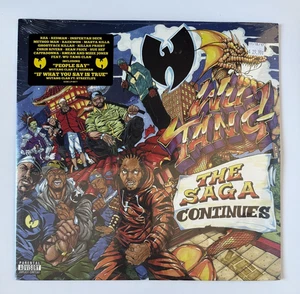 Wu-Tang – The Saga Continues Sealed 2xLP Vinyl Gatefold Hype Sticker - Picture 1 of 2