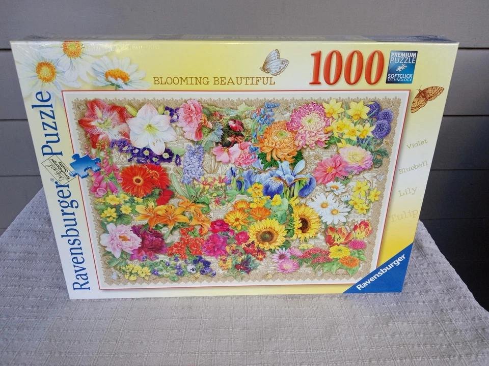 RAVENSBURGER PUZZLE. 1000 PCS. Blooming Anne Searle. ITEM NR. 16762