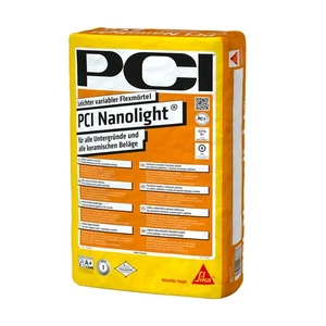 PCI Nanolight Sack Fliesenkleber Flexmörtel Fliesenklebe Kleber Flexkleber 15 kg - Bild 1 von 3