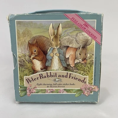 Peter Rabbit & Friends 100th Anniv Sticker Books Set of 8 By Beatrix Potter PBK Foto 1 de 4