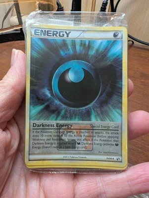 Pokemon HGSS  Undaunted League Promo Holo Darkness Energy  79/90  sealed! - Image 1 of 3