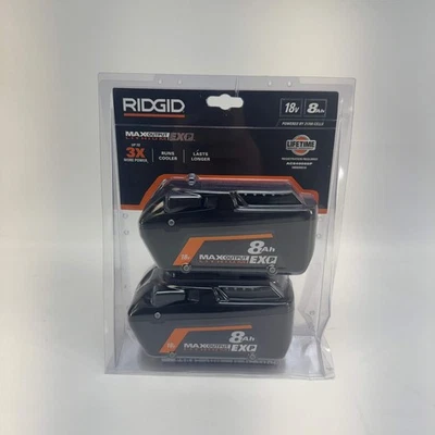 全新 Ridgid AC840080P 18V 最大输出锂电池 — 第 1/3 张图片