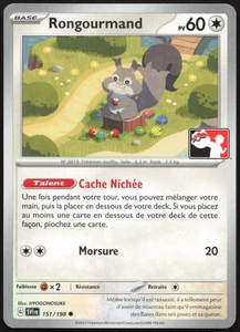 Carte Pokémon Rongourmand Stamp Ligue 151/198   Écarlate et Violet Français - Picture 1 of 2