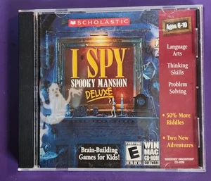 I Spy Spooky Mansion Deluxe Edition (PC, 2004) CD-ROM Scholastic CIB Complete - Picture 1 of 4