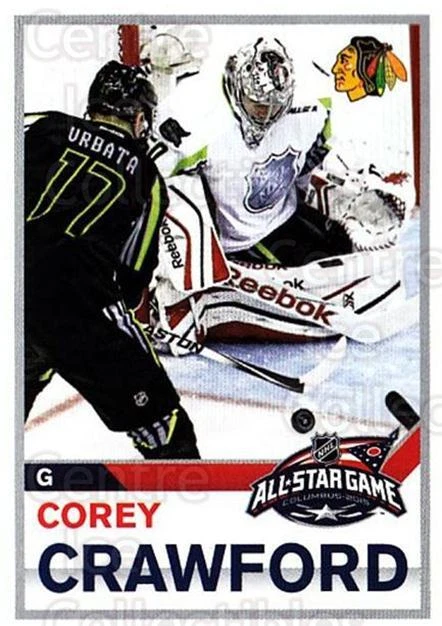 2015-16 Panini Stickers #448 Corey Crawford - Image 1 of 1