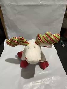 Webkinz Minty Moose Red Green White Reindeer Christmas Plush Holiday Soft Animal - Picture 1 of 7