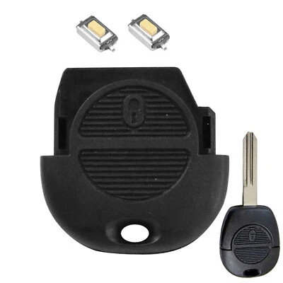 2-кнопочный чехол-брелок для ключей переключателя подушечка для Nissan Micra Almera Primera X-Trail - Изображение 1 из 4