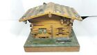 Vintage Swiss Cottage Chalet Sml Wooden Musical Jewellery Music Box Dancing Girl
