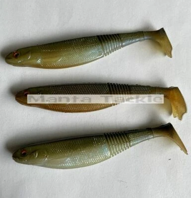 MANTA NEU 3 x Soft Shad Köder Spin Hecht Raubfisch 6g 9cm Spinning