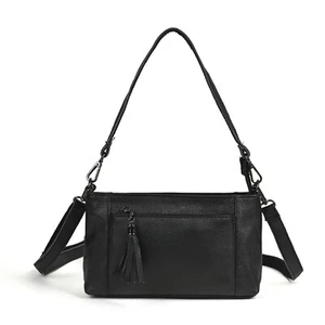 Cross body mobile phone belt pouch holster bag Clip Loop Leather Wallet Case - Zdjęcie 1 z 18
