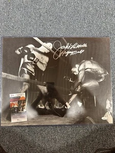 Jake LaMotta signed boxing 16x20 photo autograph JSA - Picture 1 of 4