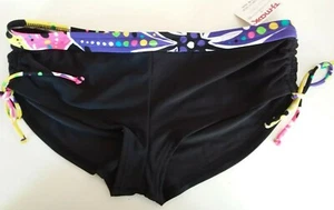 SWIMMING Bottoms Beach Stop Women's Size L 18% Spandex 82% Nylon Cinch Sides NWT - Picture 1 of 5