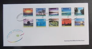 Guernsey 2001 Island Scenes SG901/10 FDC First Day Cover - Picture 1 of 1