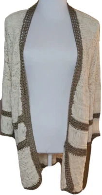 Cárdigan Chicos Boho Crochet Talla 2 L NUEVO al por menor $159 Foto 1 de 4