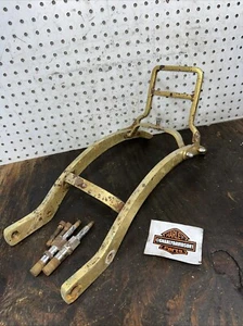 Shovelhead Smith Bros Fetrow SB&F Rear Fender Struts Harley Chopper Sissy Bar - Foto 1 di 21