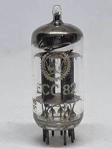 tube Valvo ECC82 / 12AU7 long plate 45° getter Hamburg Valve Tube  - Tested - Picture 1 of 10