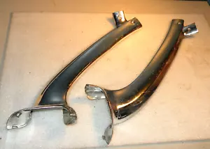 1961-62 Cadillac Deville Fleetwood both front inside A-pillar stainless moldings - Foto 1 di 7