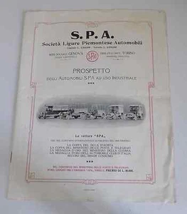 S.P.A. Società Ligure Piemontese Automobili  - 1909 (C - Imagen 1 de 7