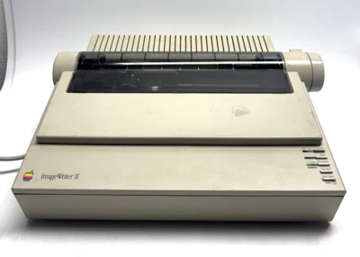 Vintage Apple ImageWriter II Dot Matrix Printer A9M0320 Power On - UNTESTED - Image 1 of 4