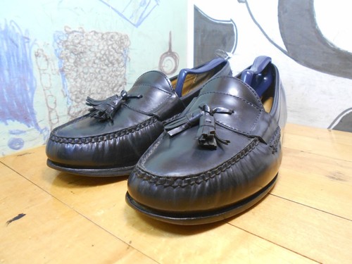 NIKE Mocassini Cole Haan Nke Air in pelle nera con nappa da uomo 9 W #C06587