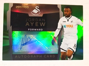 Jordan Ayew 2017 18 Topps Platinum Premier League Autographs Auto SP /100 Ghana - Picture 1 of 2