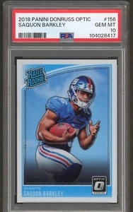 2018 Donruss Optic - Rated Rookie Saquon Barkley #156 (RC) - Bild 1 von 2