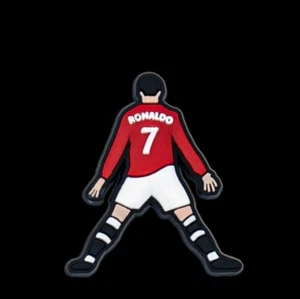 Soccer Messi/Ronaldo PVC Clog Shoe Charms for Crocs Mix & Match (5 Pieces) - Picture 1 of 19