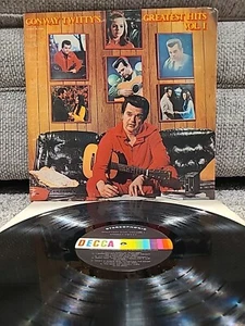 Conway Twitty - Greatest Hits Vol 1 Lp DL75352 Vinyl 1972 US Decca Records VG - Picture 1 of 5