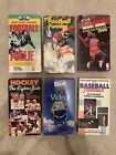 Lot de 6 cassettes sport VHS d'occasion - Un mélange de football-basketball-hockey-baseball