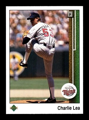 CHARLIE LEA ⚾ 1989 Upper Deck Baseball #81 Minnesota Twins - Image 1 of 2