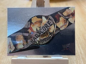2000 Comic Images WWF No Mercy Vintage Wrestling Card #31 Hardcore Title Belt - Picture 1 of 2