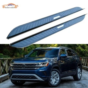 Running Board Side Step Pedals Nerf Bar Fits for VW Atlas Cross Sport 2020-2023 - Picture 1 of 10