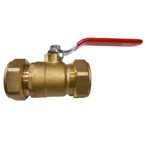 1/2" PEXworx Pex-Al-Pex Compression Ball Valve Brass Fitting - Picture 1 of 1