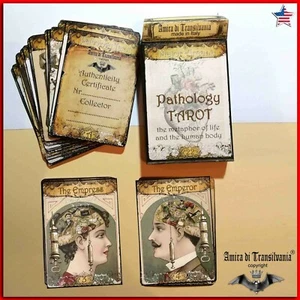 patologia tarocchi carte mazzo guida libro wicca oracolo raro da collezione vintage - Foto 1 di 12