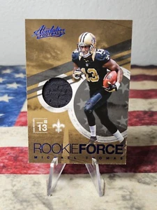 2016 Panini Absolute Rookie Force Materials Blue Michael Thomas #30 Rookie RC - Picture 1 of 2