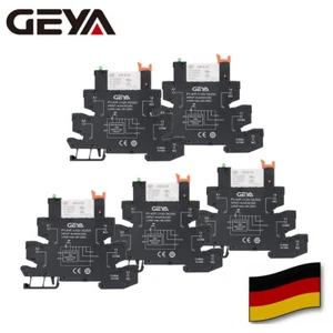 GEYA 5 PIEZAS DE Módulo de Relé Delgado PLC 230VAC Módulo de Relé Zócalo 6,2 mm de Espesor - Imagen 1 de 11
