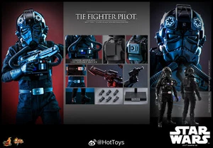 Hot Toys MMS798 Tie Fighter Pilot Star Wars 1/6 Scale Action Figure Pre-order - Picture 1 of 17